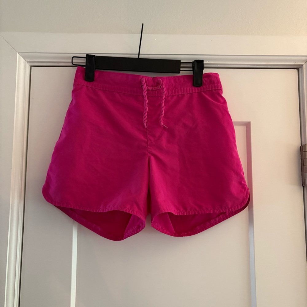 Lands’ End • Hot Pink Kids Swim Shorts‎